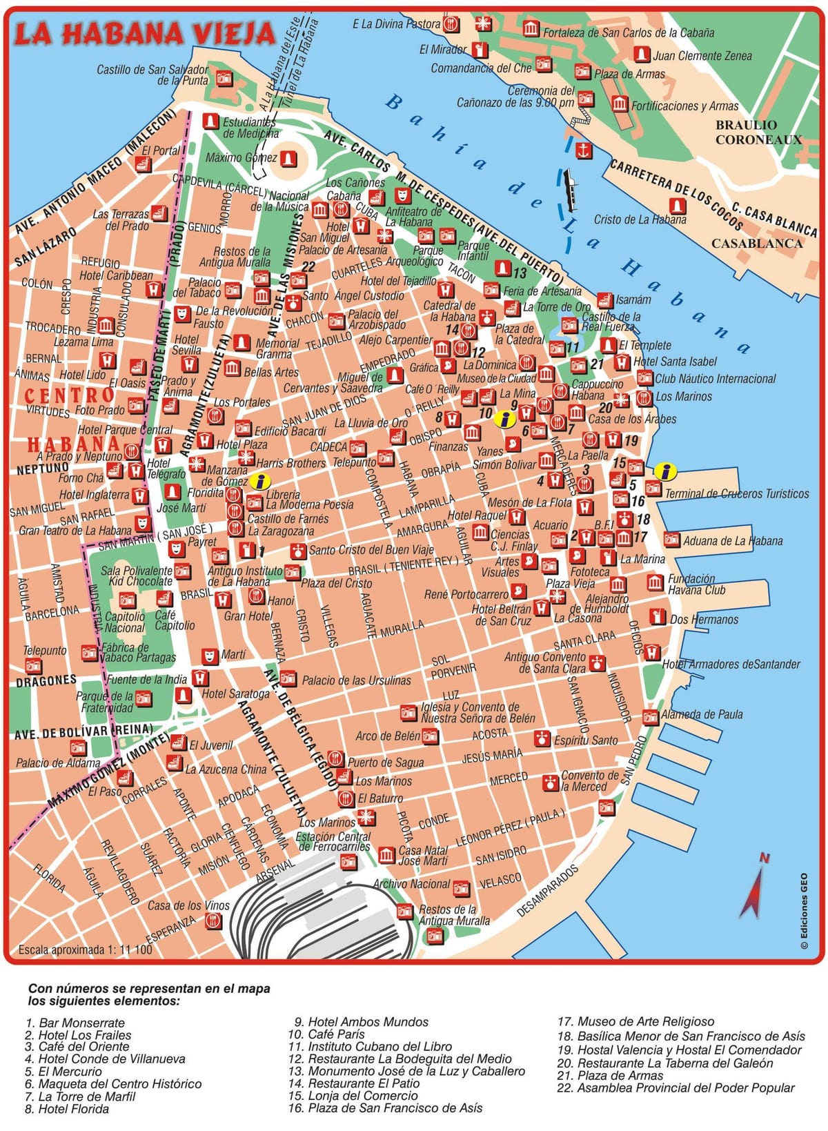 carte de la Habana vieja
