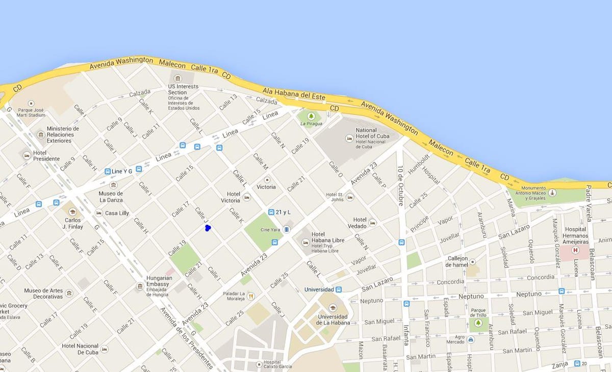vedado carte