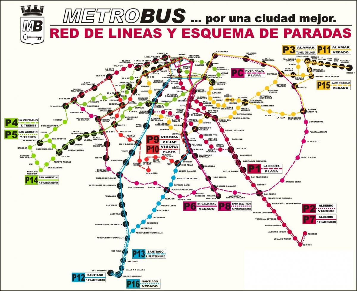 carte de viazul la station de bus de la Havane